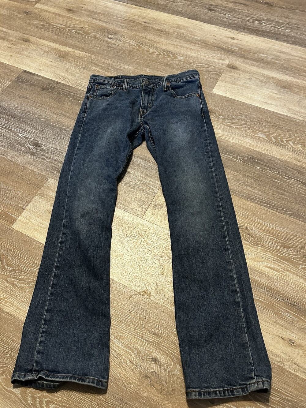 Levi's 505 Jeans Straight Regular Fit Blue Men Size 30 - 30"W 31"L